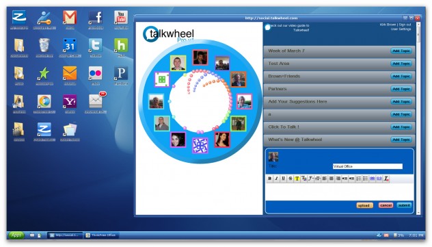 ZeroPC Talkwheel Virtual Office 2