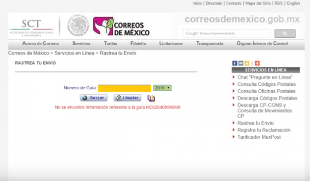 correos de mexico rastreo